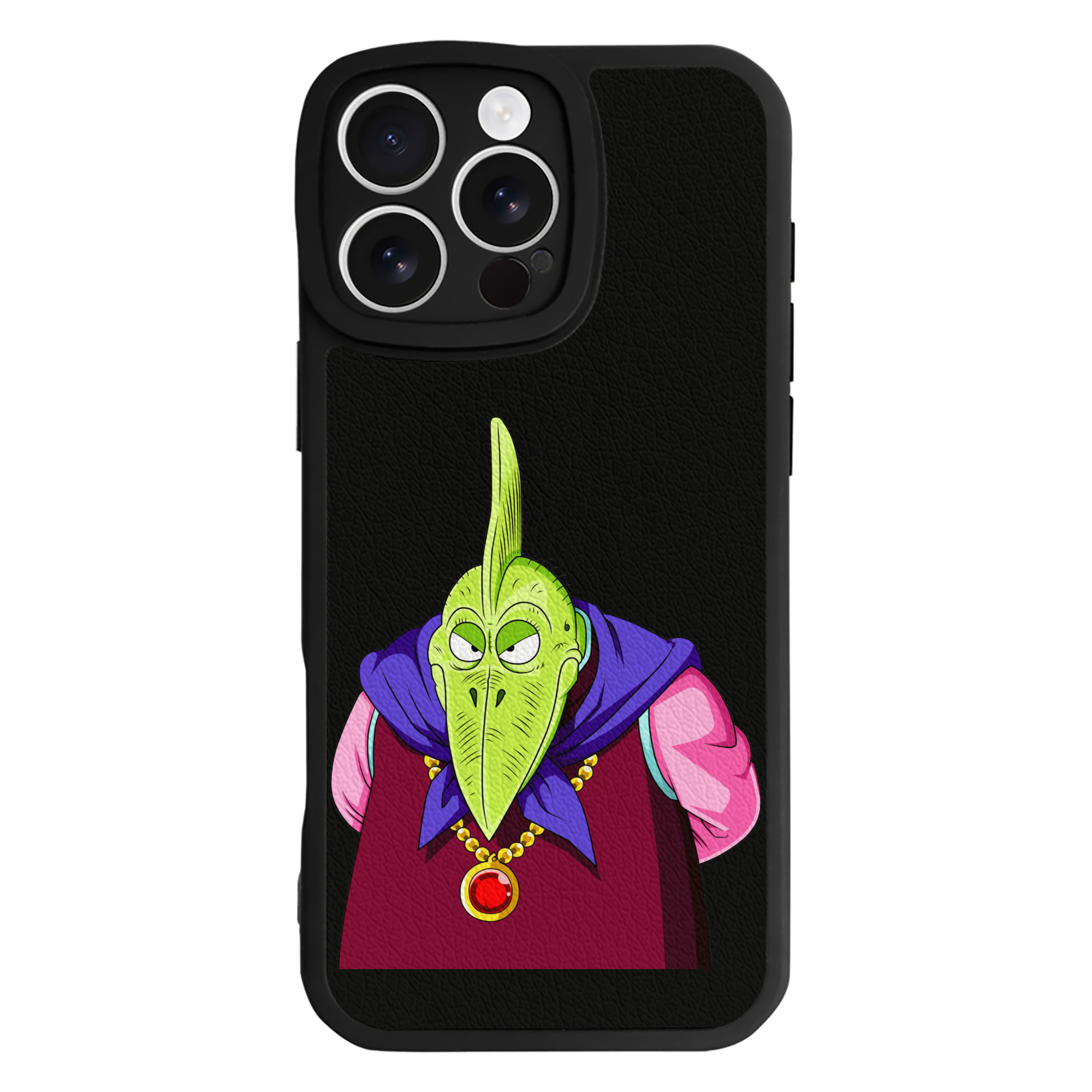 （画像用） ドラゴンボール DRAGON BALL 【iPhone 16シリーズ対応】シリコンスマホケース（レザー調） 材質：シリコン